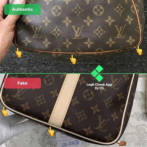 how to check if a louis vuitton bag is real|louis vuitton knockoff vs real.